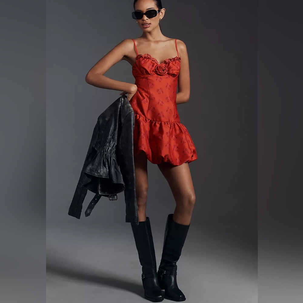 For Love And Lemons Red Mini Dress